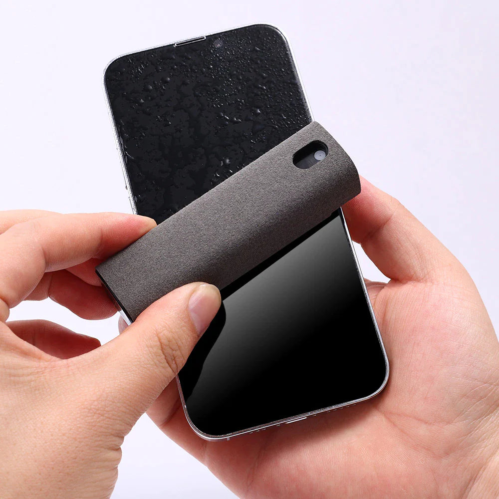 2 in 1 Phone Screen Cleaner Spray Computer Mobile Phone Screen Dust Remover Tool Microfiber Cloth for Iphone Ipad Apple Polish