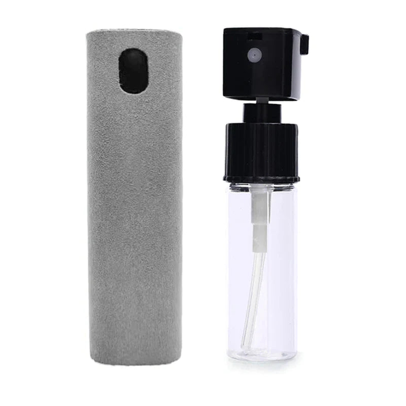 2 in 1 Phone Screen Cleaner Spray Computer Mobile Phone Screen Dust Remover Tool Microfiber Cloth for Iphone Ipad Apple Polish