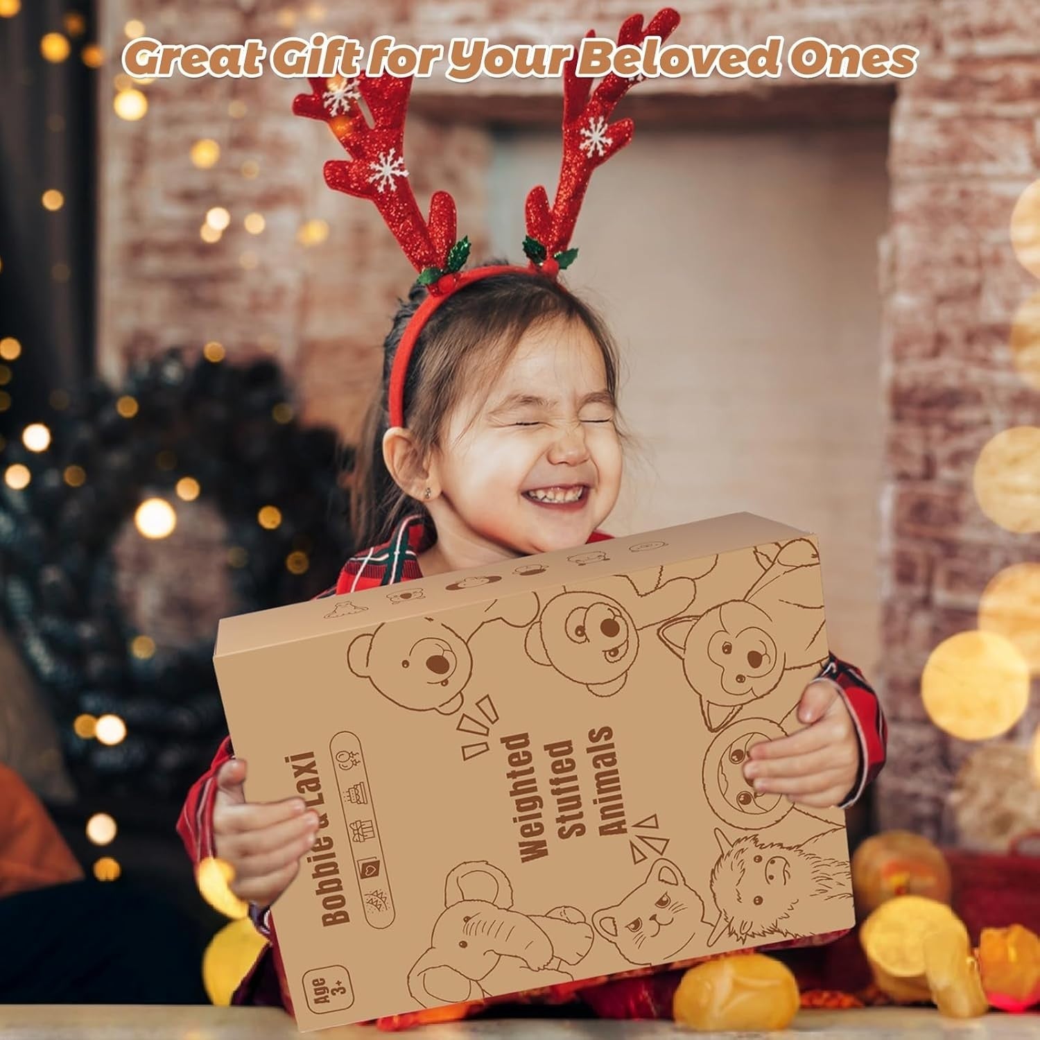 22" & 4.5 Lbs Highland Cow Weighted Stuffed Animal, Cuddly & Soft Kids' Plush...