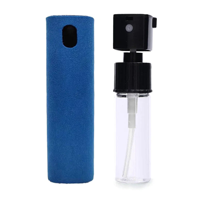 2 in 1 Phone Screen Cleaner Spray Computer Mobile Phone Screen Dust Remover Tool Microfiber Cloth for Iphone Ipad Apple Polish